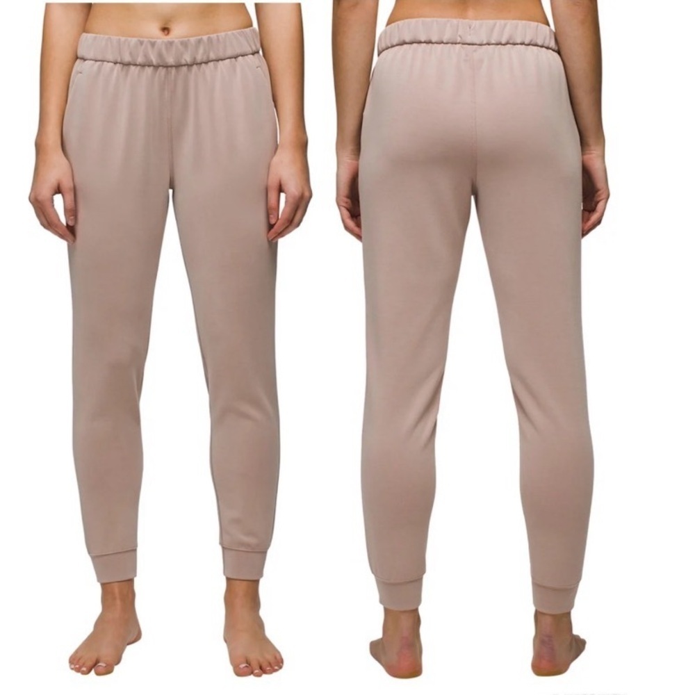 Prana Soft Shea Joggers Pants Womens Large Willow Pink